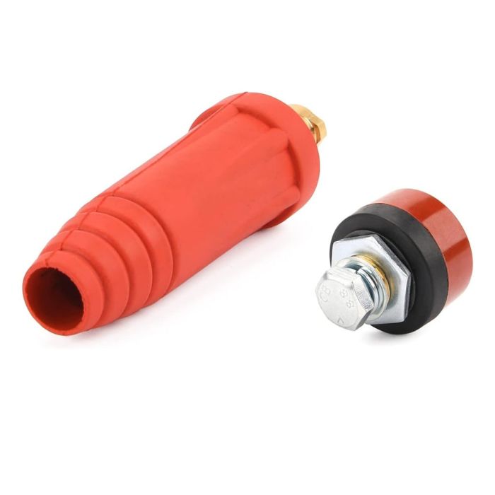 Kaile Welding DKJ50-70mm Red Brass Welding Cable Connector Plug and Socket 300-400A