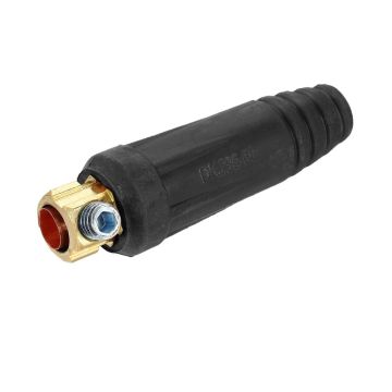 DKJ 35-50mm² Black Welding Cable Quick Plug (200-300A)