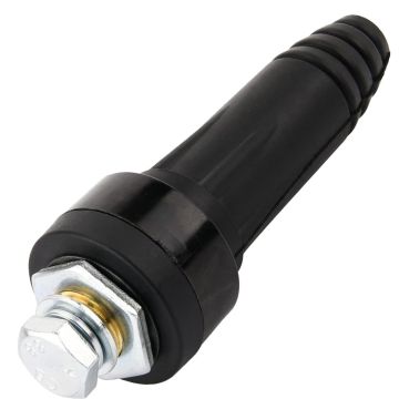 DKJ70-95mm Black 400-500A Brass Welding Cable Connector Plug and Socket